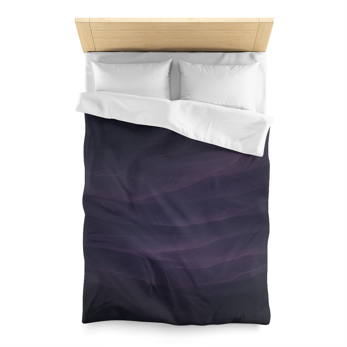 Dark Energy Gradient Veil designer printed duvets