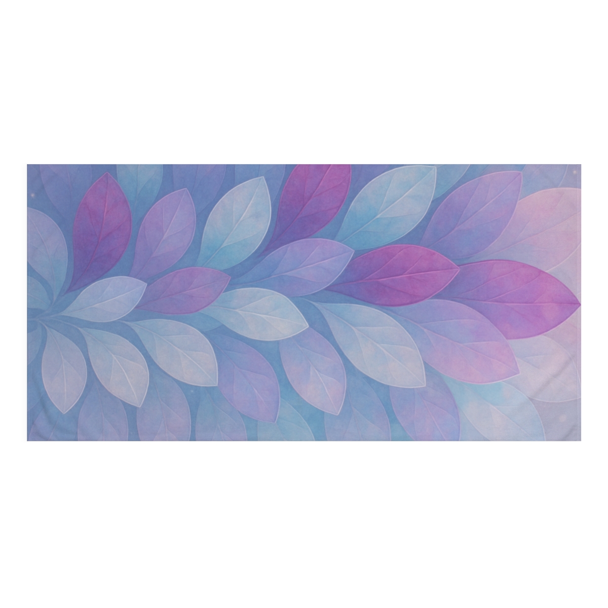 Petal Prism Overlap designer printed towels