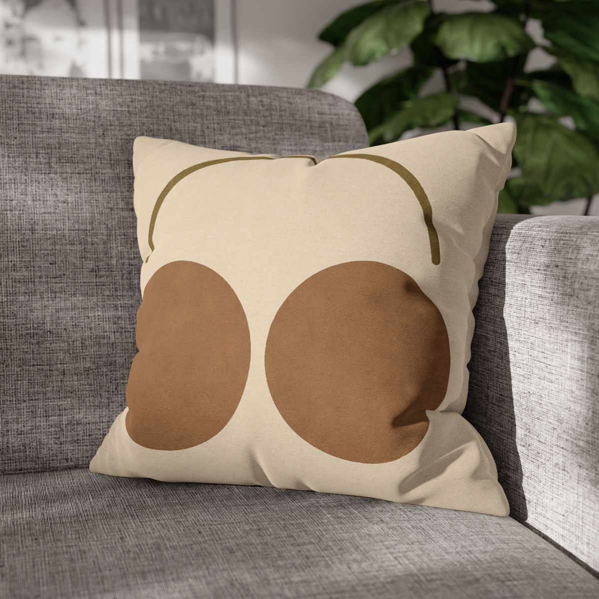 Arc Bridge Over Twin Circles personalized pillow covers