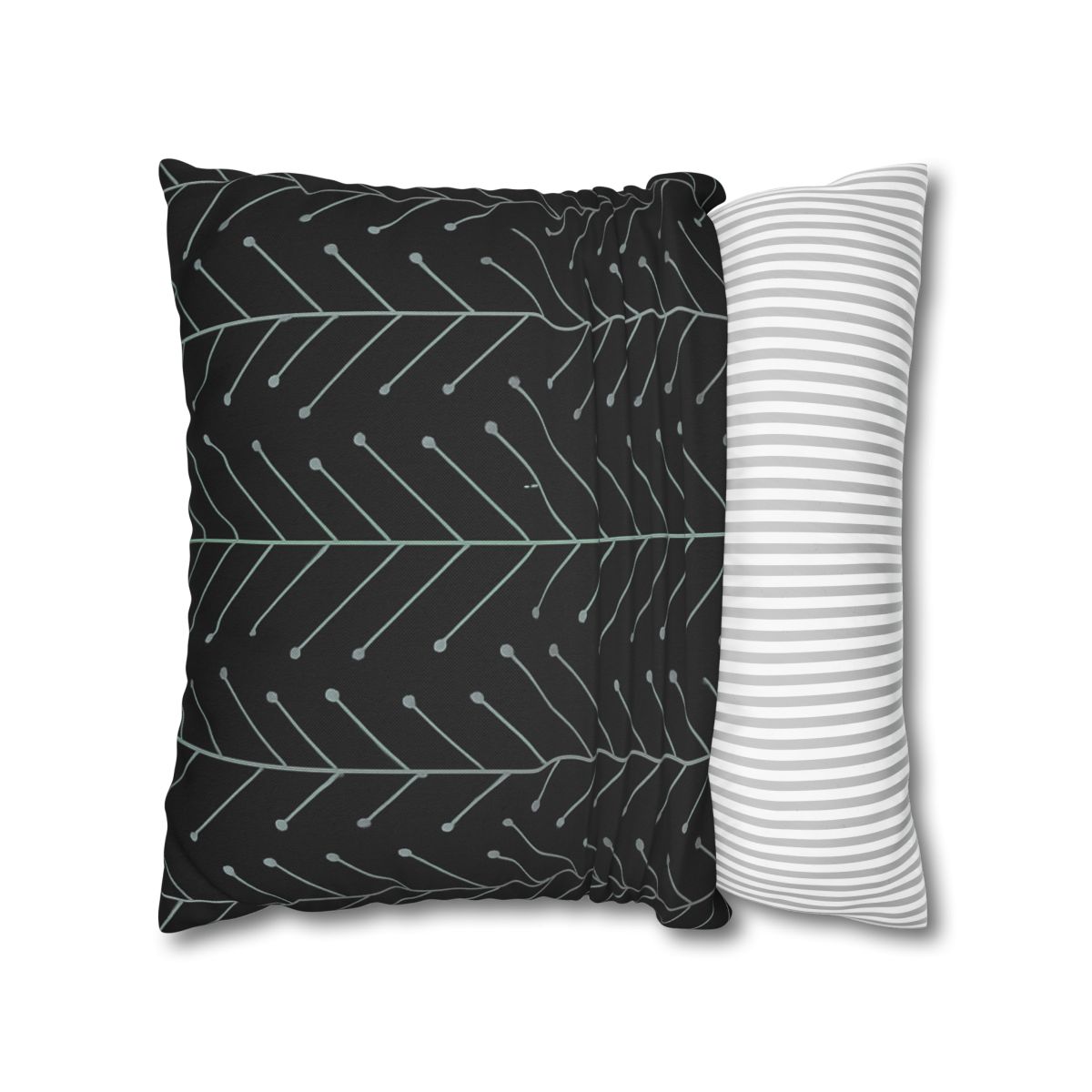 Leaf Venation Circuitry personalized pillow covers