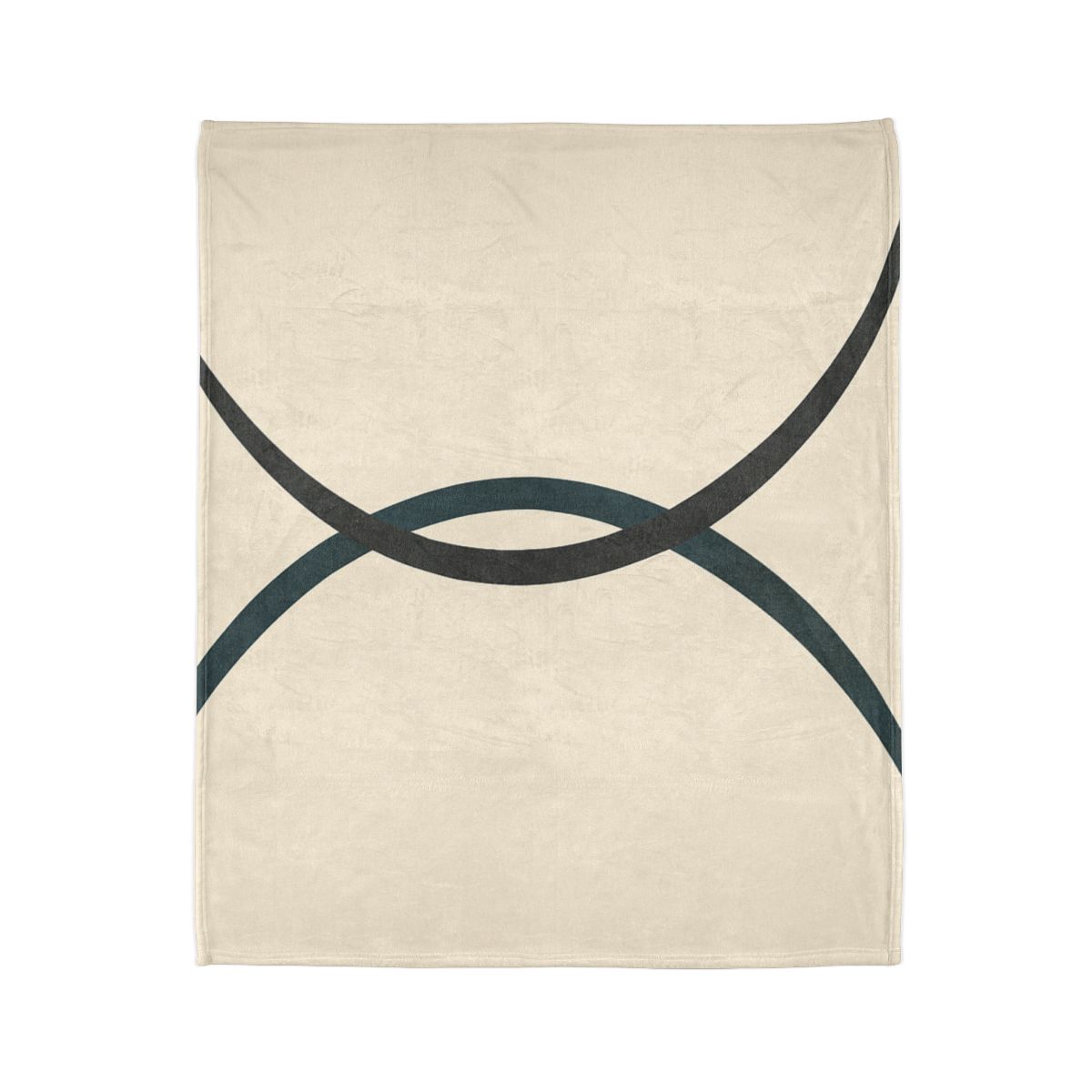 Intersecting Arc Duo Balanced stylish throw blankets