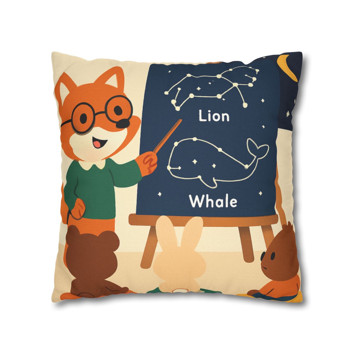 Constellation Classroom Fox trendy patterned pillow cases