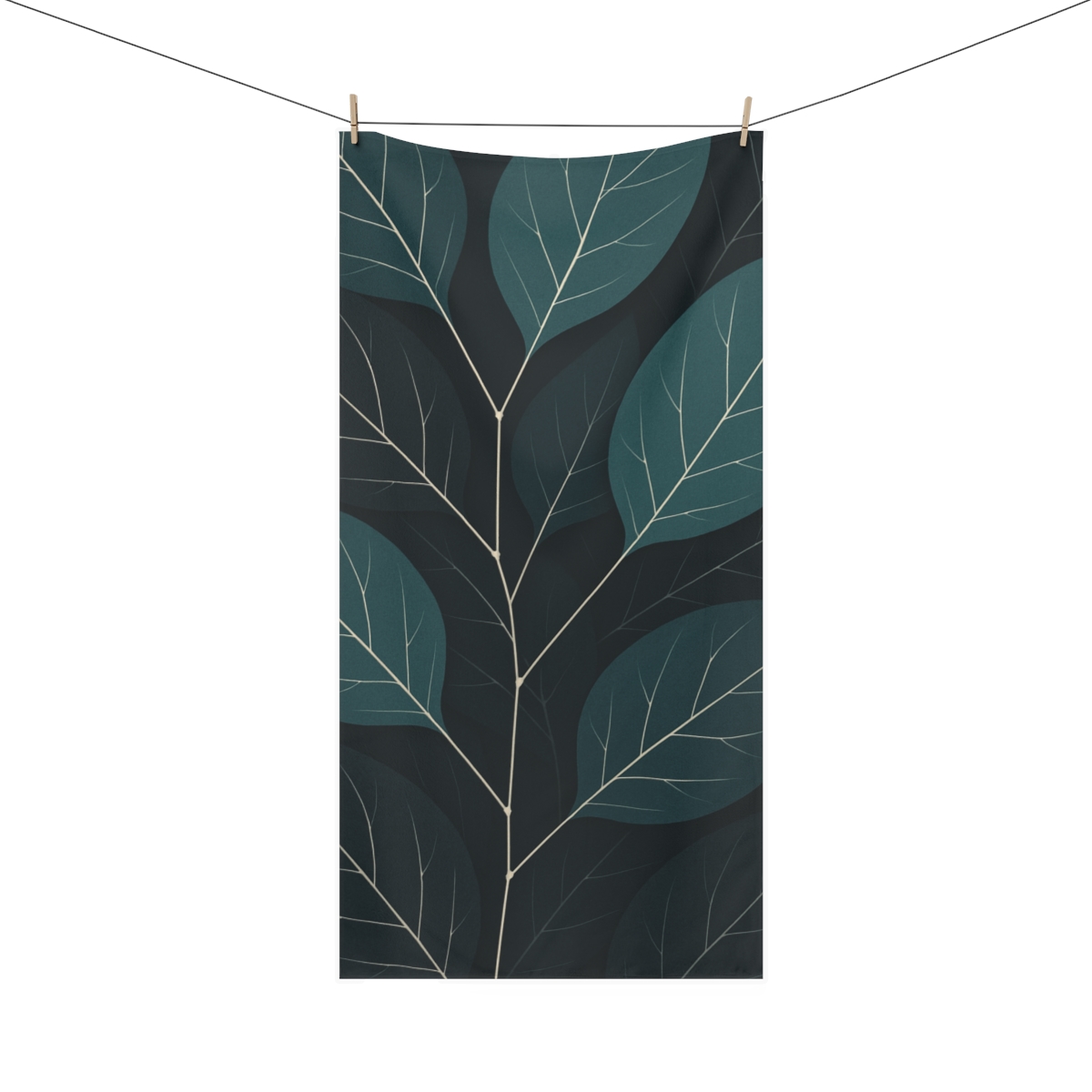 Vein Circuit Canopy personalized bath towels