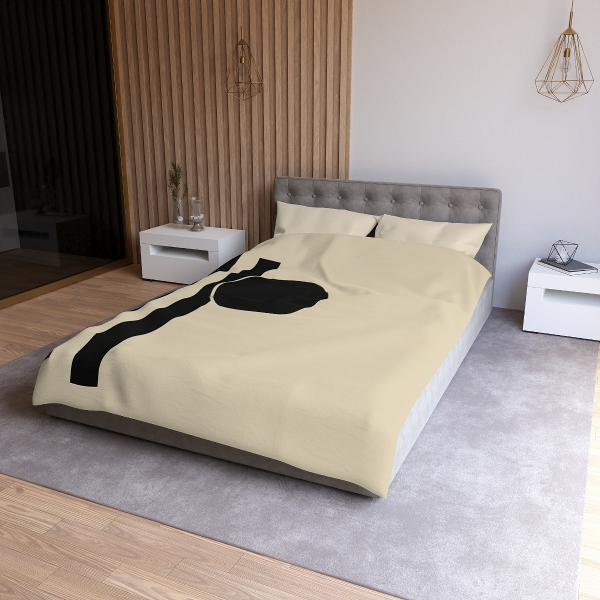 Three Bar Eclipse Grid soft comforter duvets