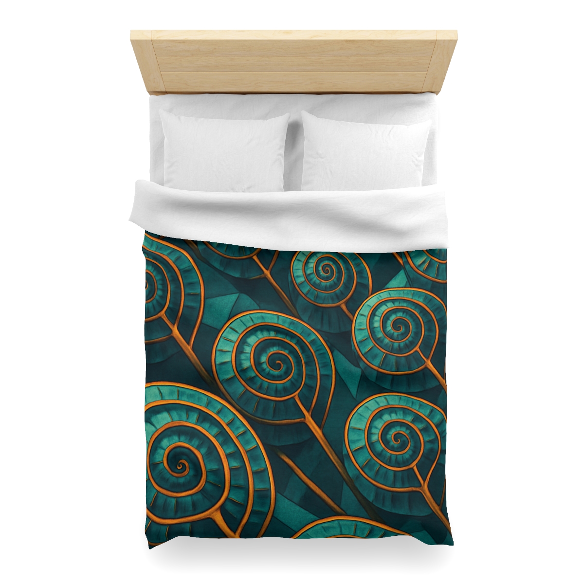 Spiral Seed Pod Matrix personalized bedding duvets