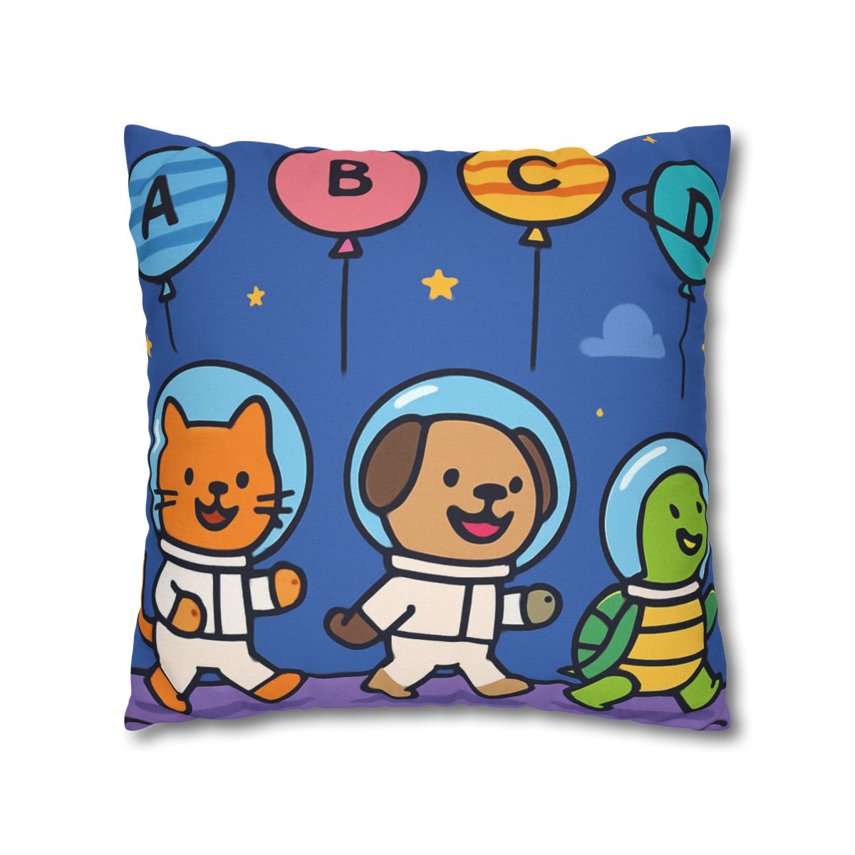 Planet Parade Of The Animal Astronauts personalized pillow covers