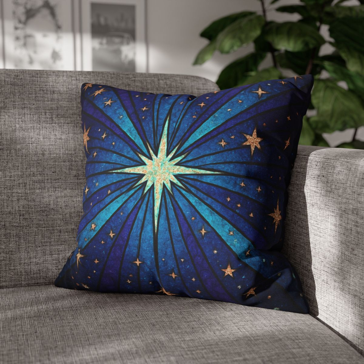 Starburst Cathedral designer print pillow cases