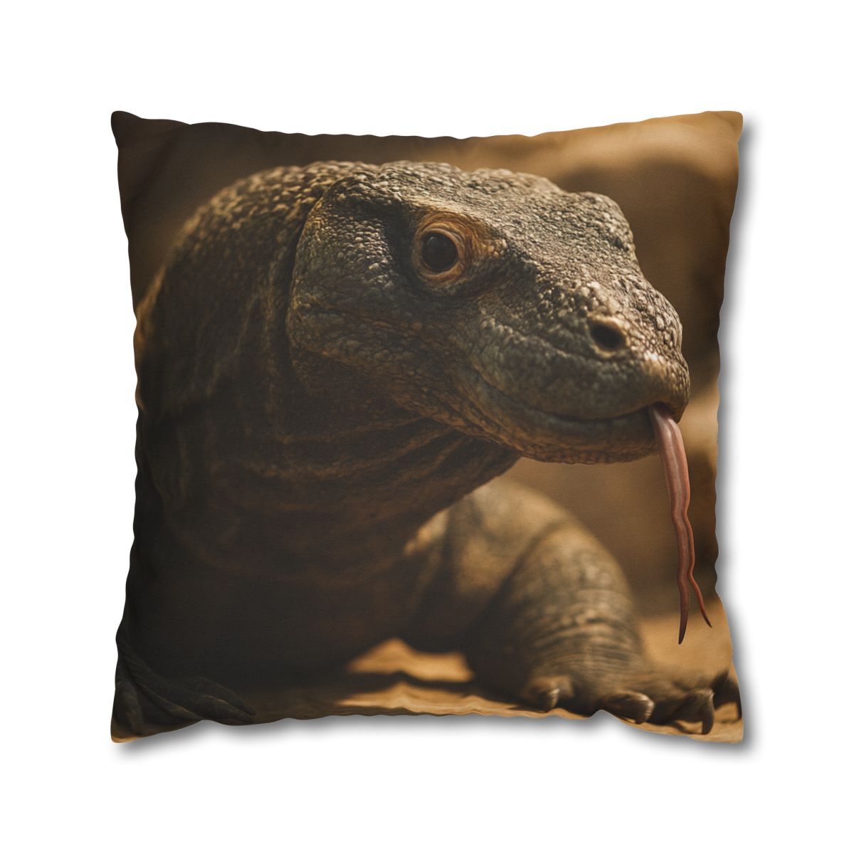 Ancient Sentinel Komodo Dragon designer print pillow cases