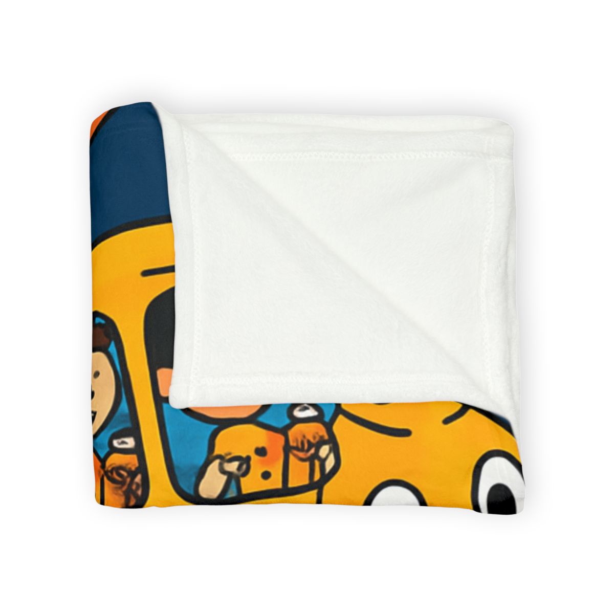 Rocket School Bus To Planet Math decorative home blankets