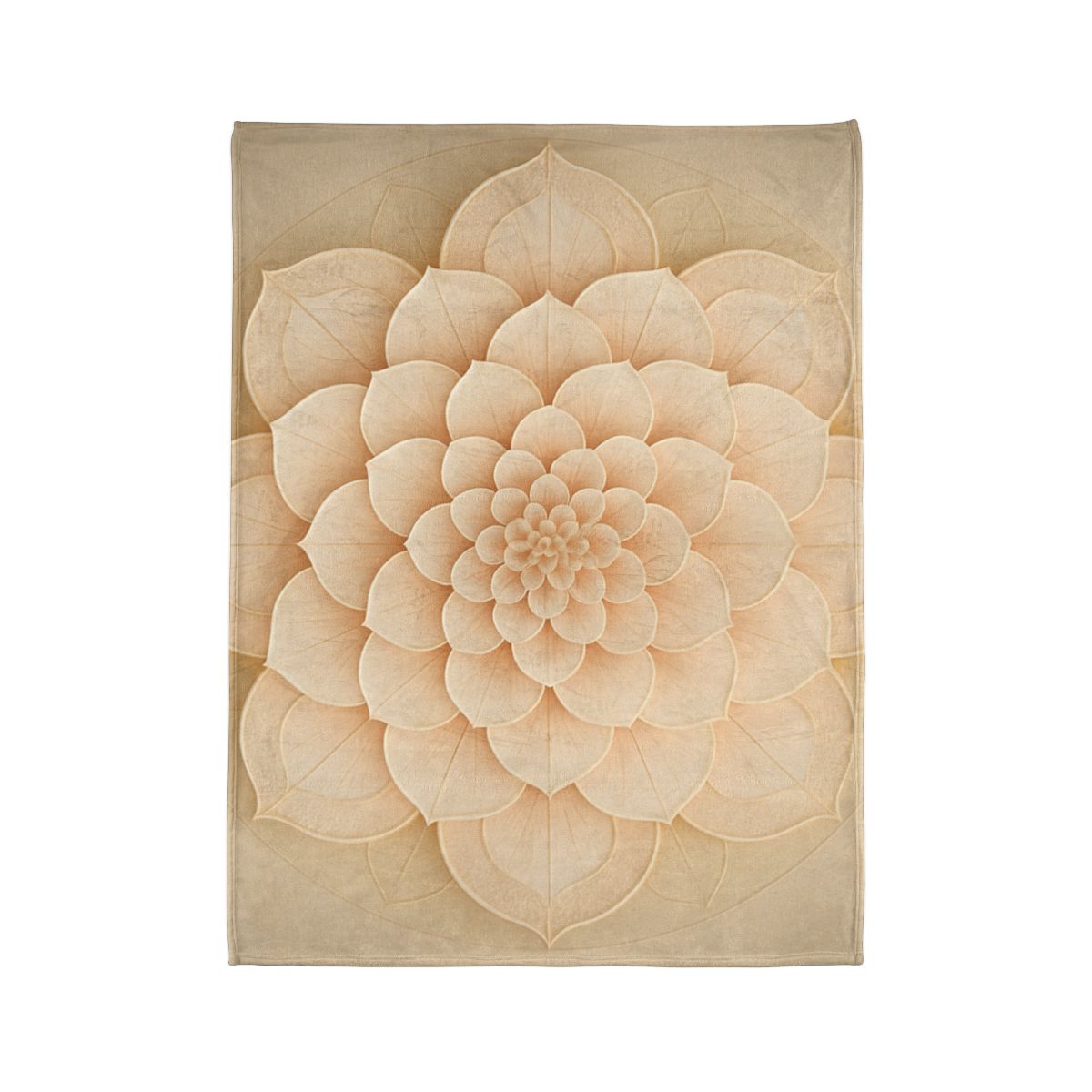 Petal Mosaic Halo soft fleece blankets