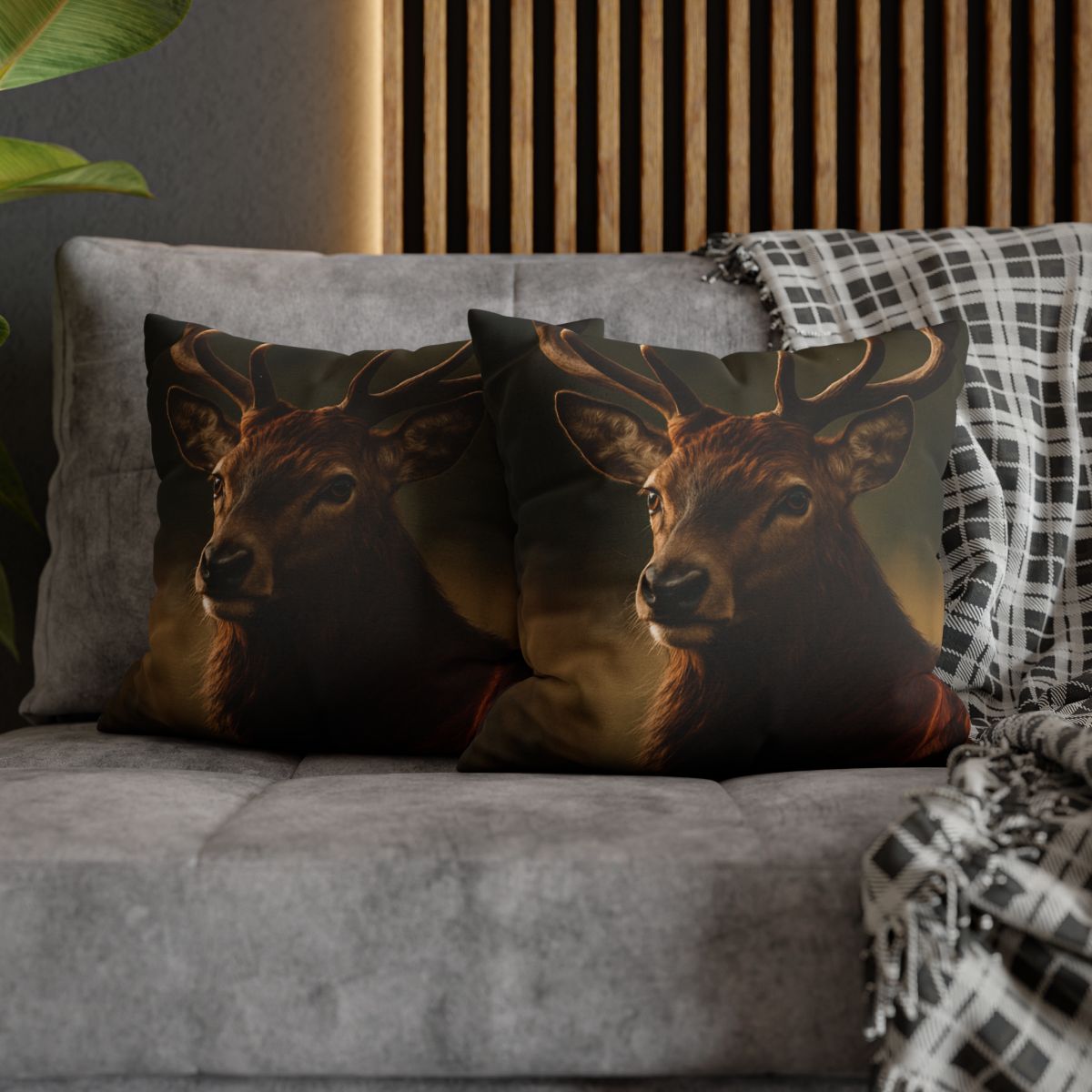 Amber Glance Red Deer unique gift pillow cases