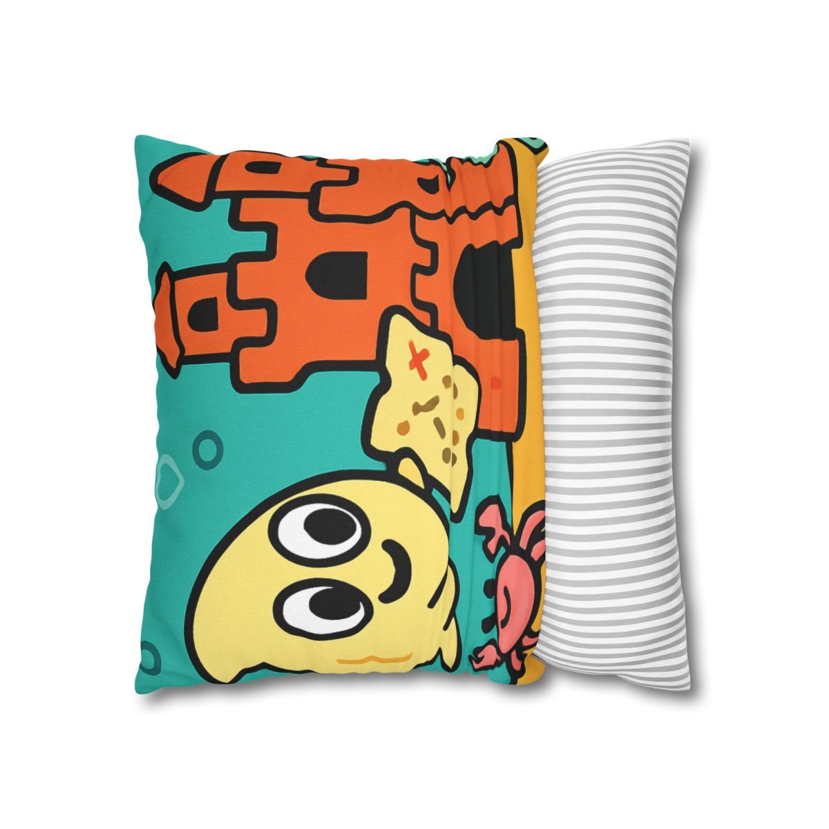 Coral Castle Map Of The Moonfish Kingdom personalized pillow covers