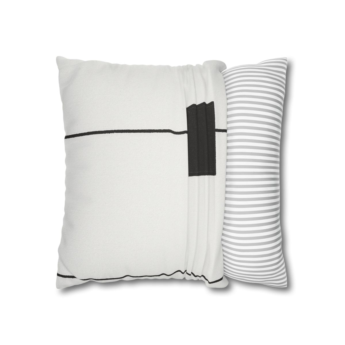 Offset Frame And Inner Square Pause trendy patterned pillow cases