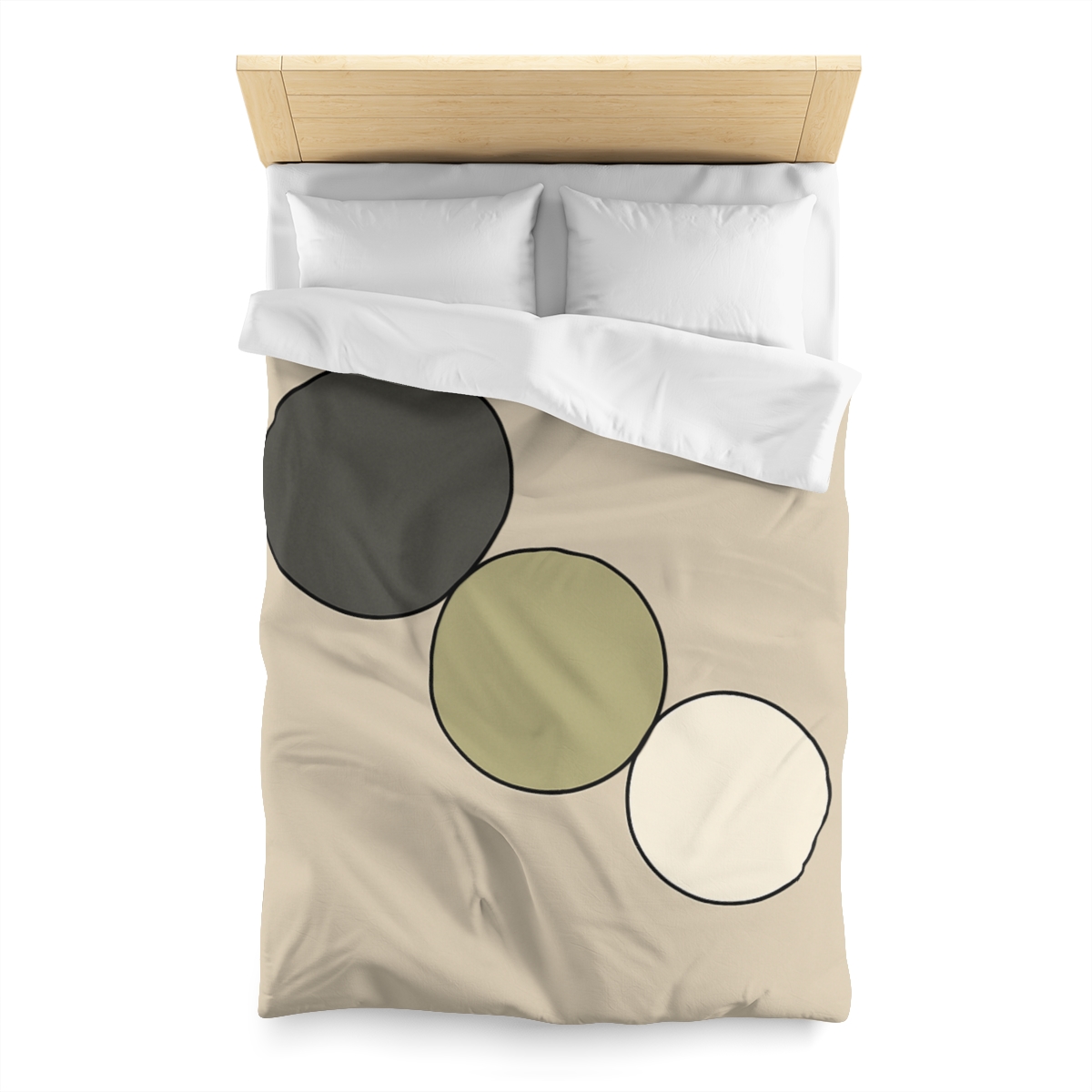 Staggered Trio Of Circles Harmony stylish duvet covers