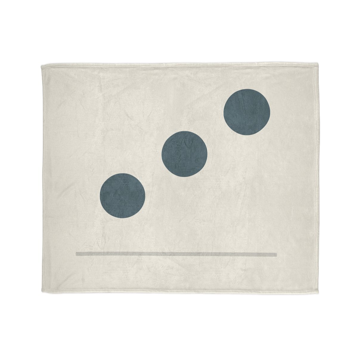 Diagonal Trio With Resting Line designer printed blankets