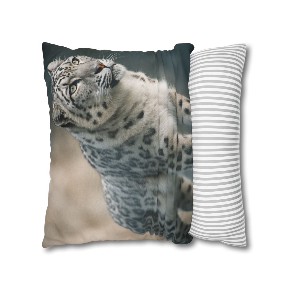 Mist Veil Snow Leopard comfortable bedding pillow covers