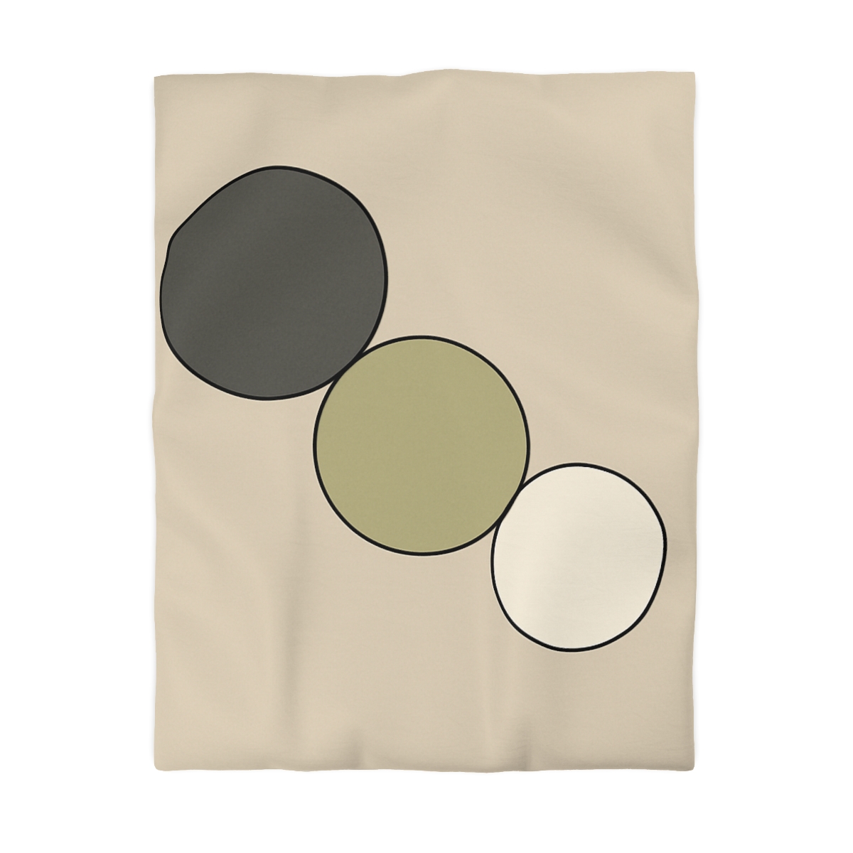 Staggered Trio Of Circles Harmony stylish duvet covers