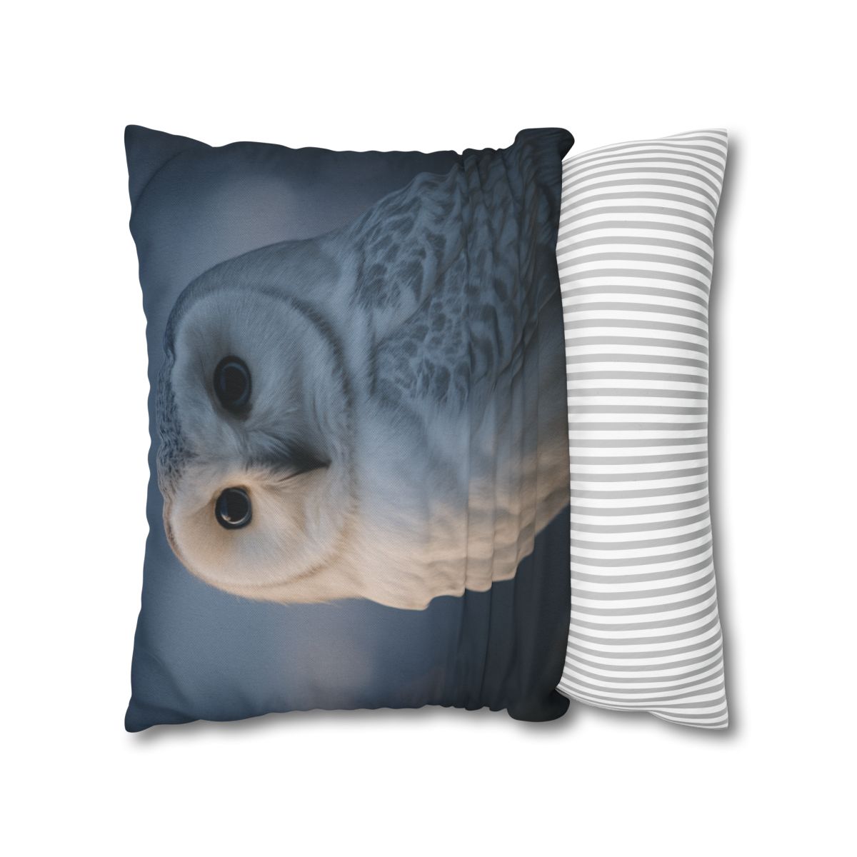 Twilight Watcher Snowy Owl personalized pillow covers