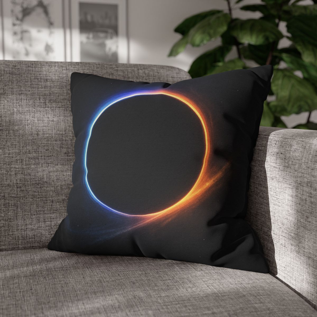 Prismatic Event Horizon Bloom custom pillow cases