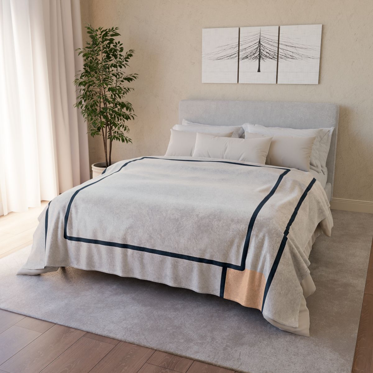 Nested Frame With Open Corner personalized cozy blankets