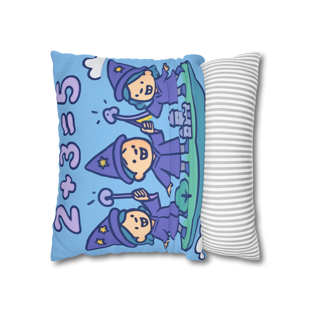 Math Wizards Floating Island comfortable bedding pillow covers