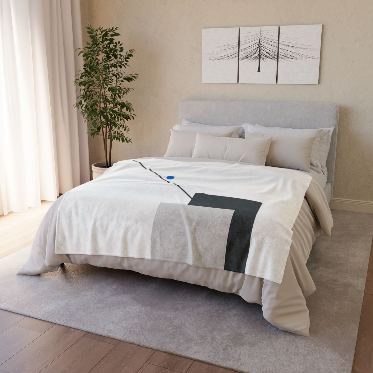 Corner Stack With Shared Diagonal personalized cozy blankets