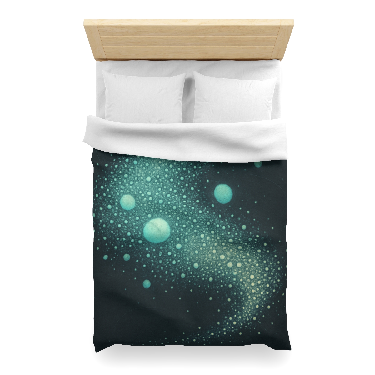 Seed Cluster Nebula Bloom designer printed duvets