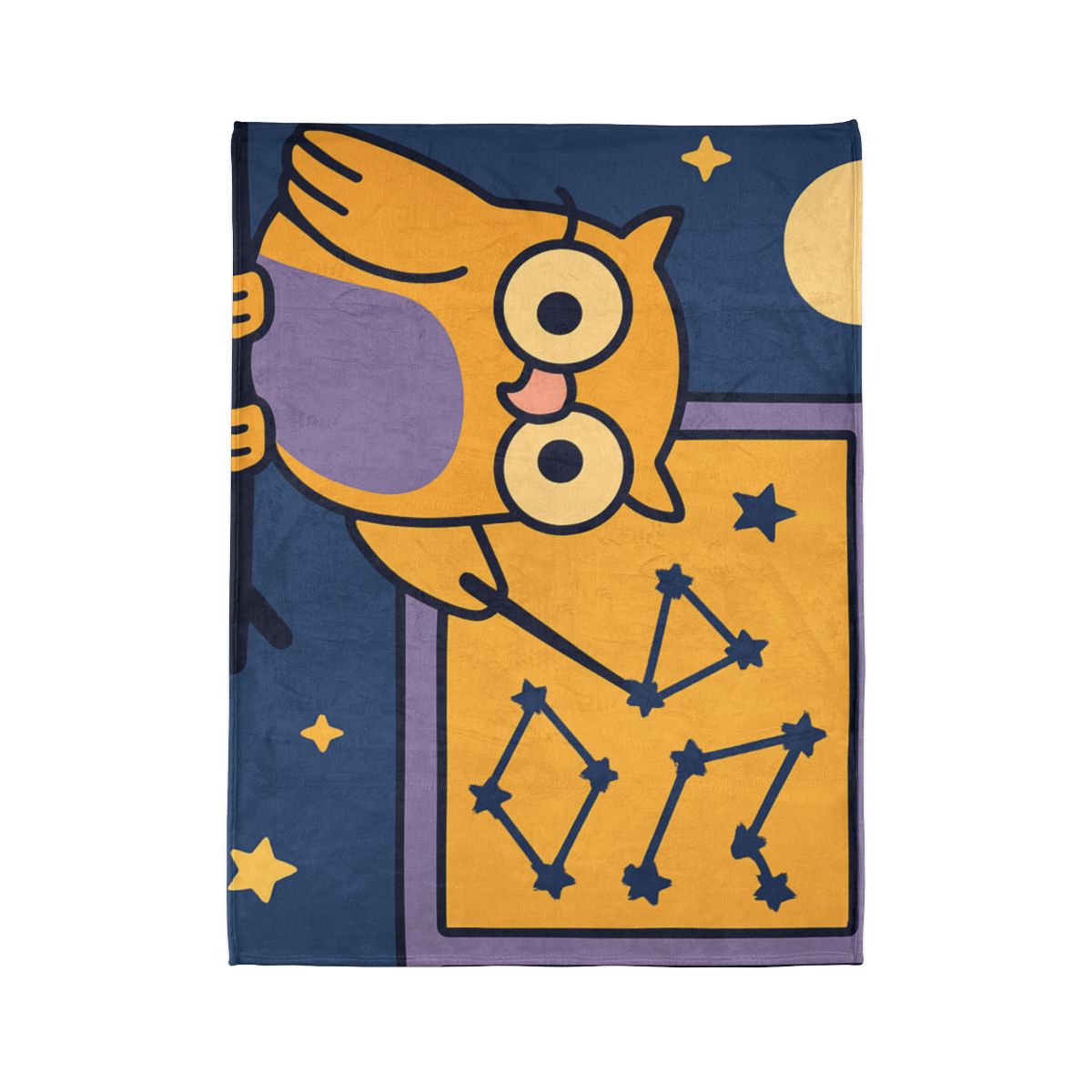 Moonlit Owl Classroom personalized cozy blankets