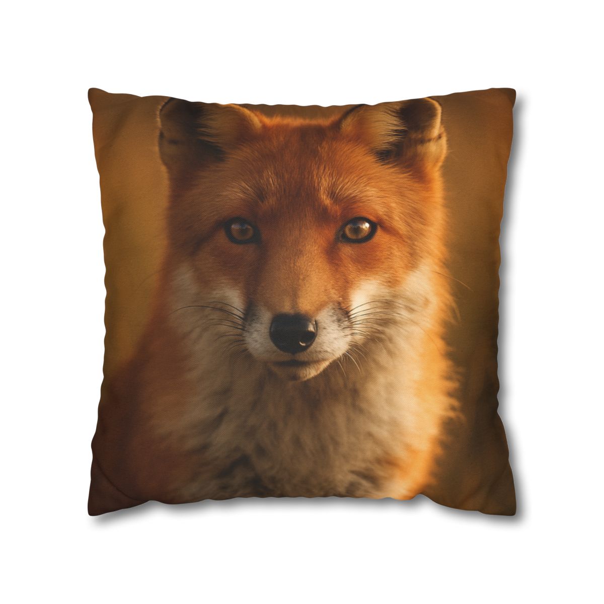 Crimson Whisper Red Fox trendy patterned pillow cases