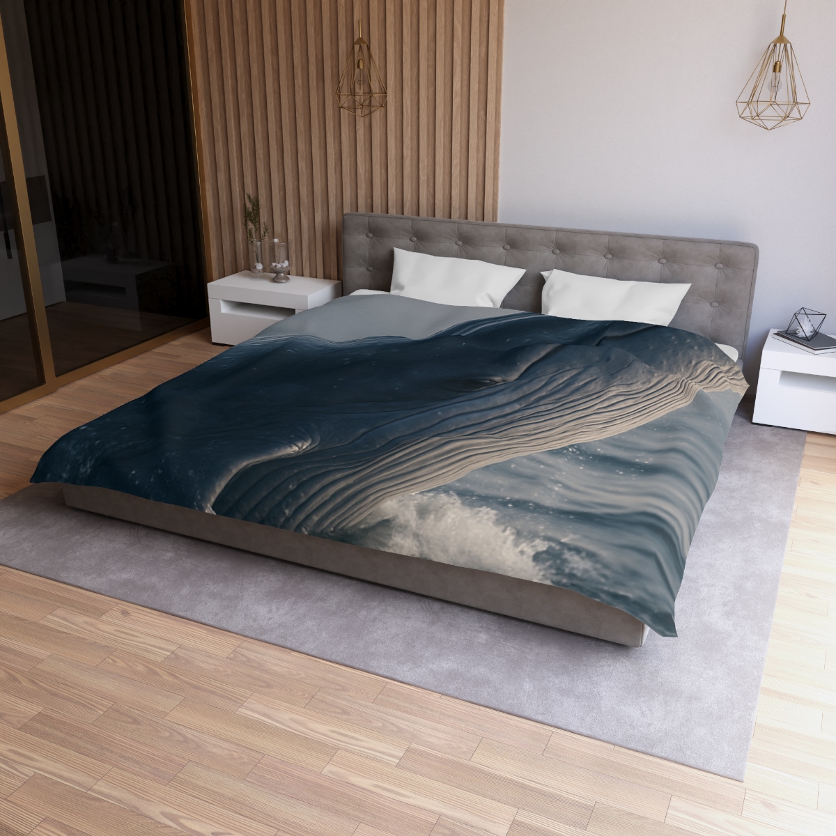 Ocean Song Blue Whale warm winter duvets