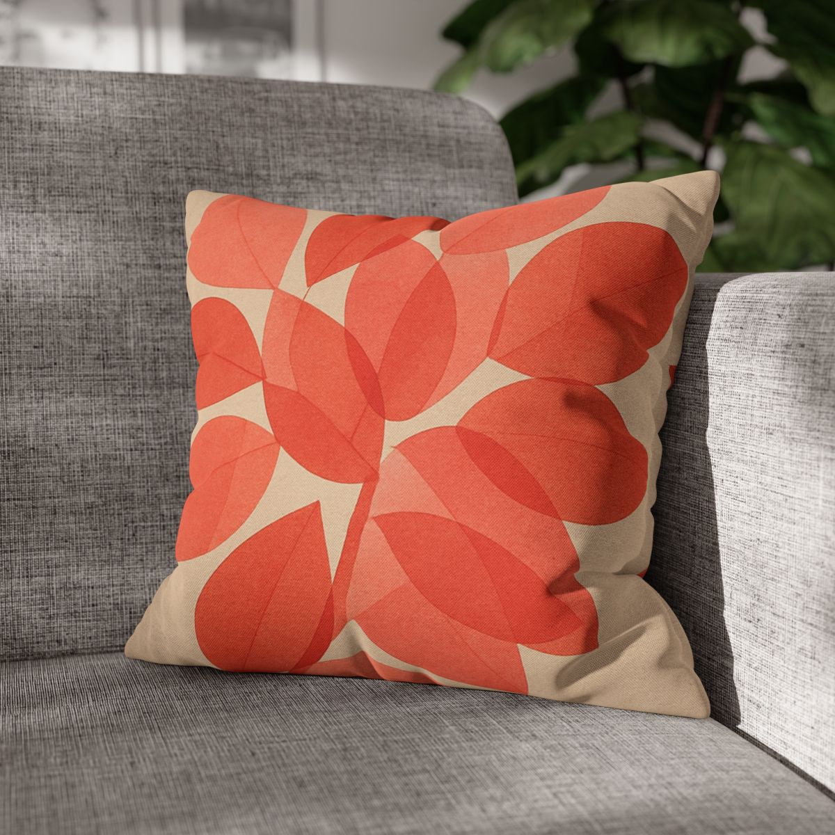 Petal Mosaic Overlay designer print pillow cases