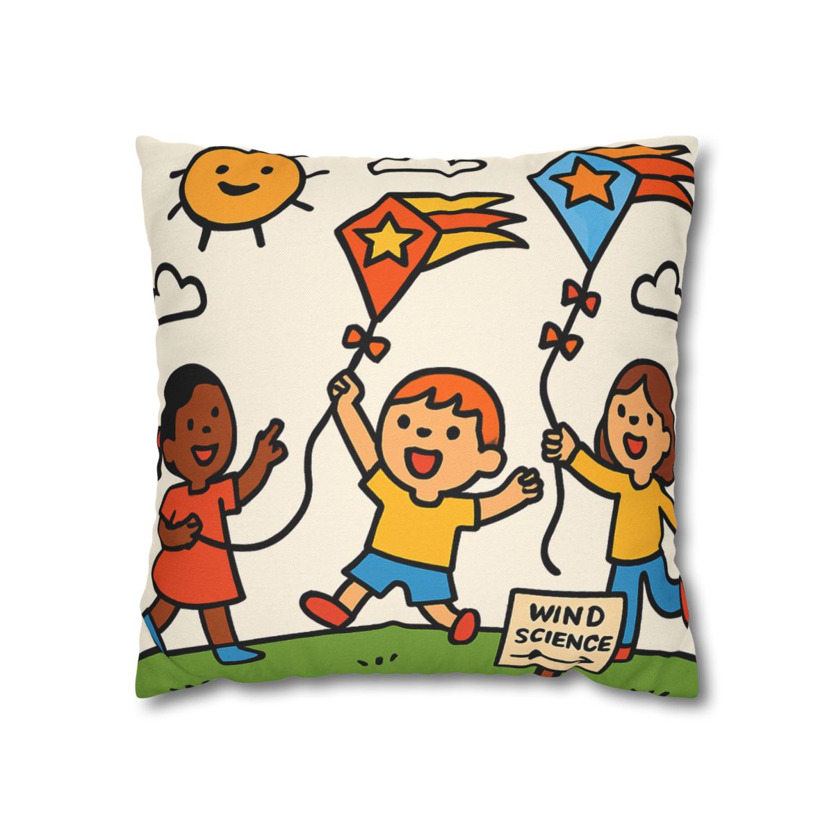 Comet Kite Parade On Cloud Hill soft cotton pillow cases
