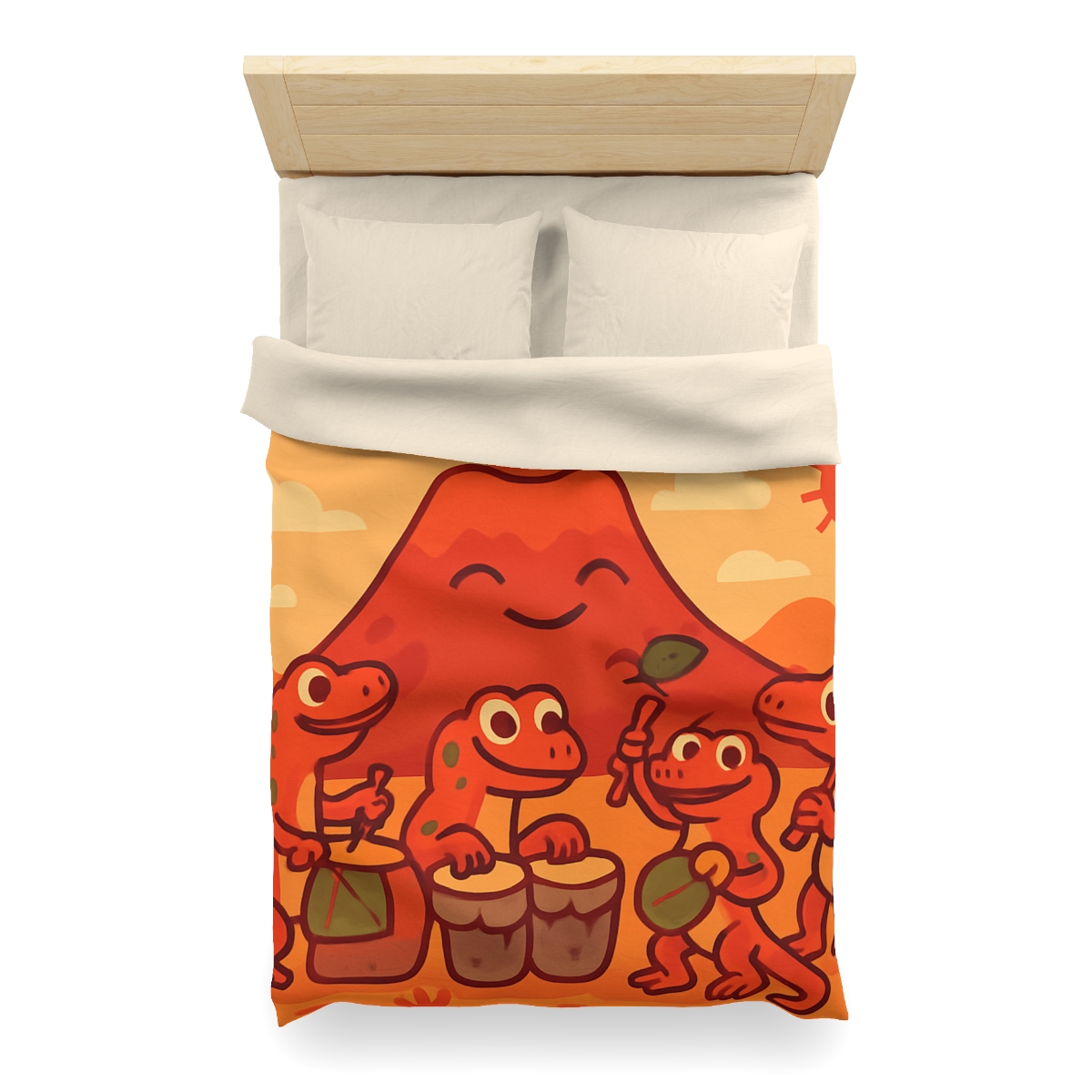 Volcano Drum Band Of The Rhythm Lizards designer printed duvets