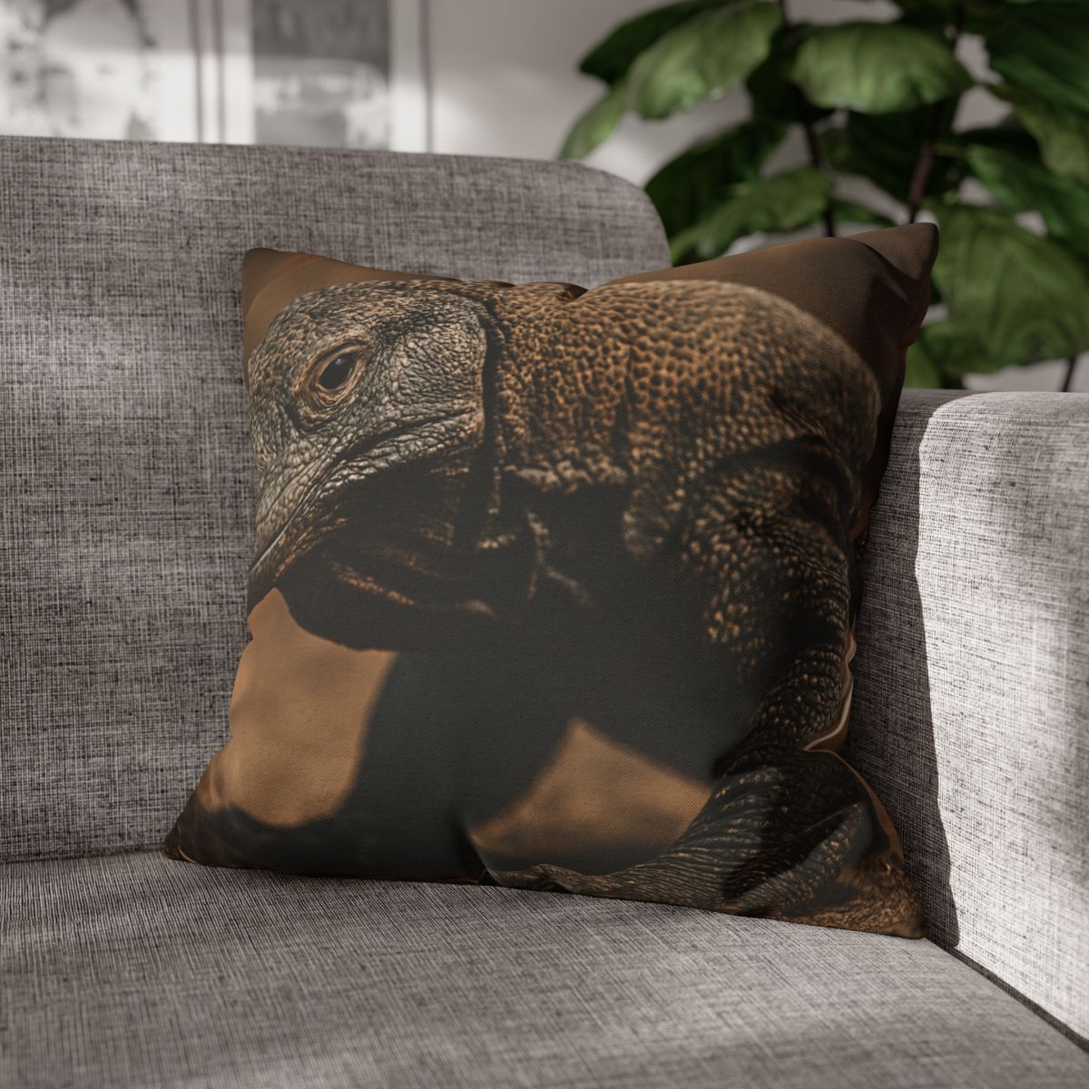 Ancient Sentinel Komodo Dragon stylish decorative pillowcases