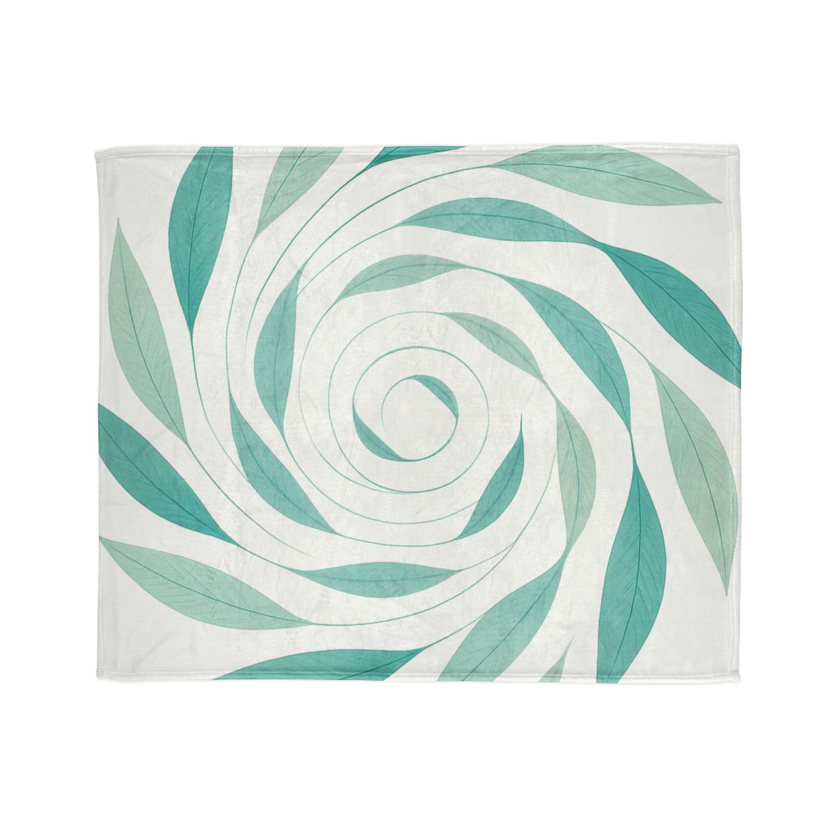 Orbiting Leaf Halo stylish throw blankets