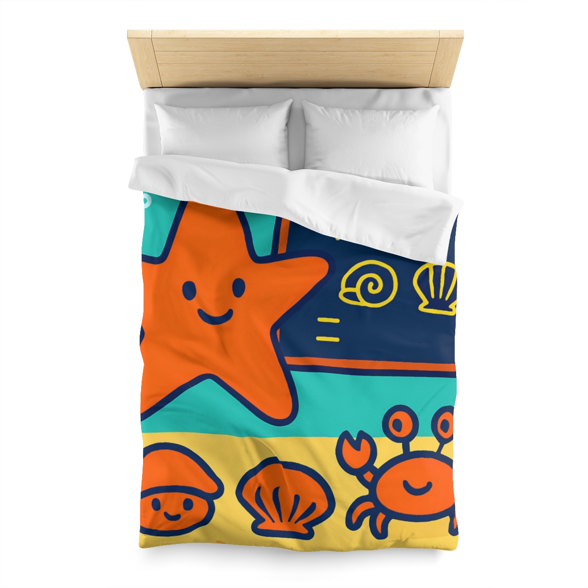 Starfish Science Class personalized bedding duvets
