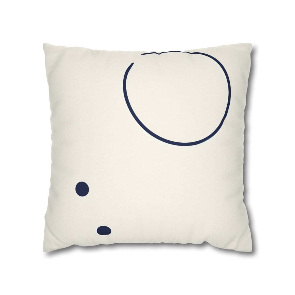 Orbiting Arc And Twin Dots designer print pillow cases