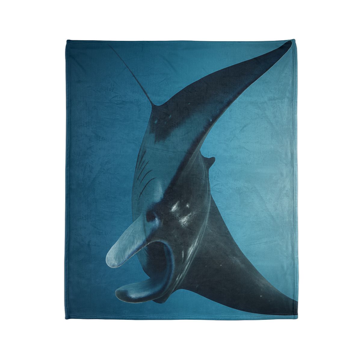 Manta Ray Silent Glide soft fleece blankets