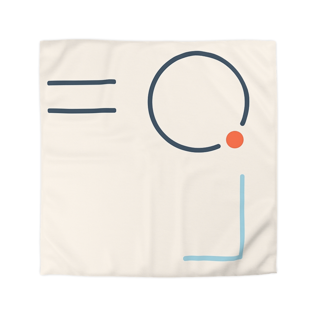 Quiet Orbit With Offset Bars custom duvets