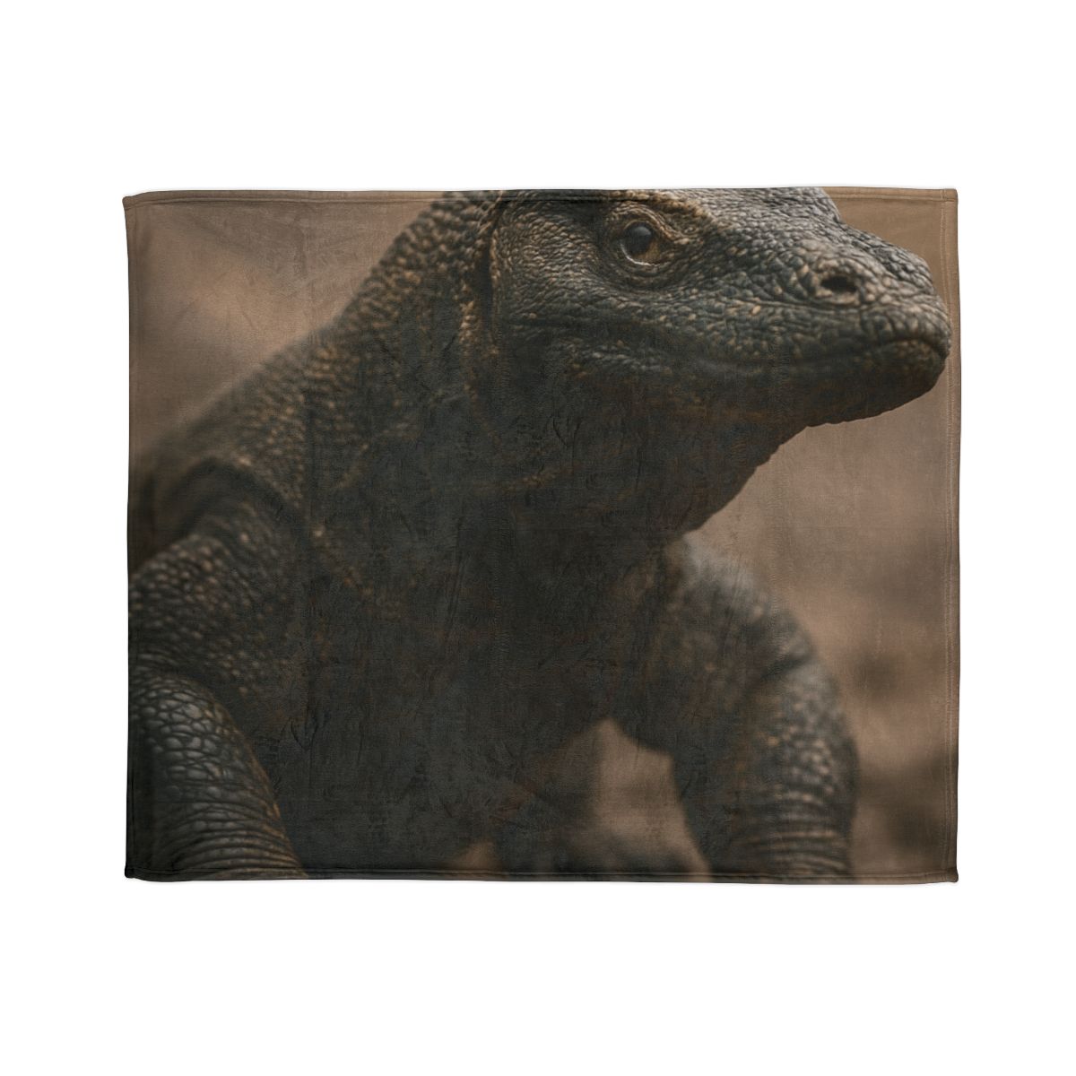 Ancient Sentinel Komodo Dragon soft fleece blankets