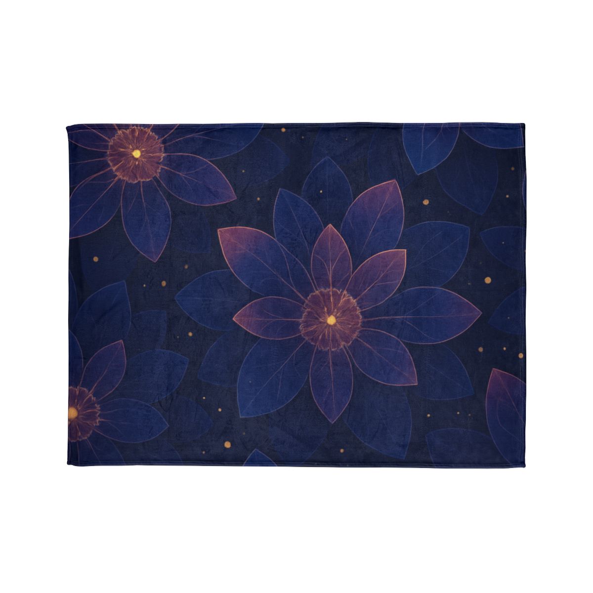 Petal Nebula Tessellation stylish throw blankets