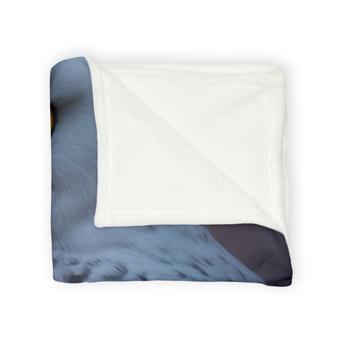Twilight Watcher Snowy Owl designer printed blankets