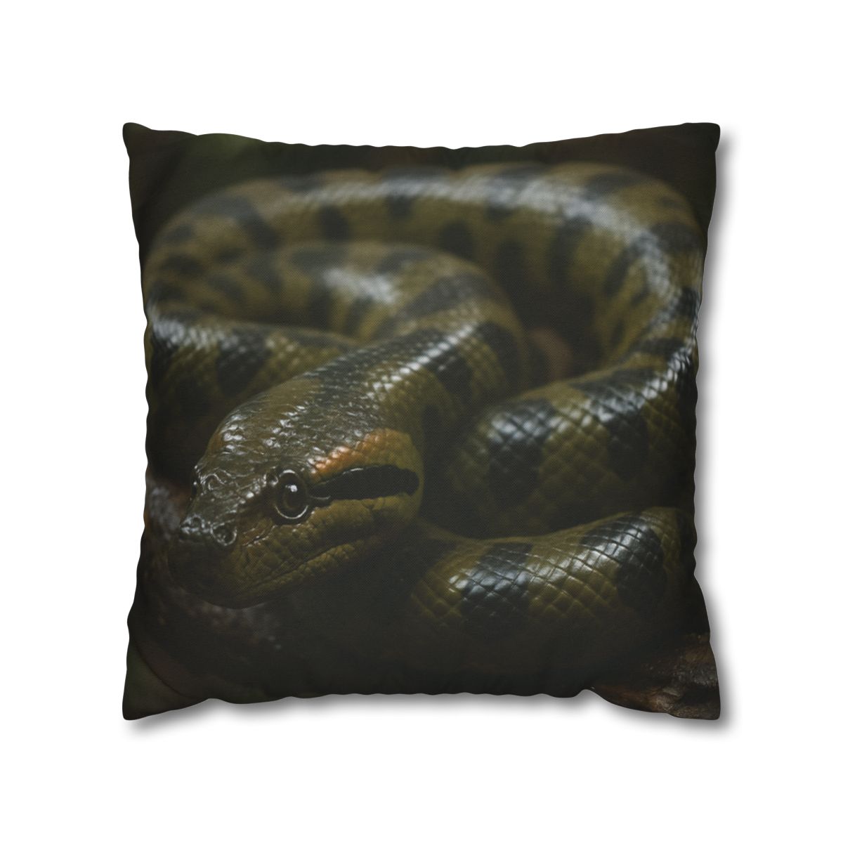 Shadow Coil Green Anaconda comfortable bedding pillow covers