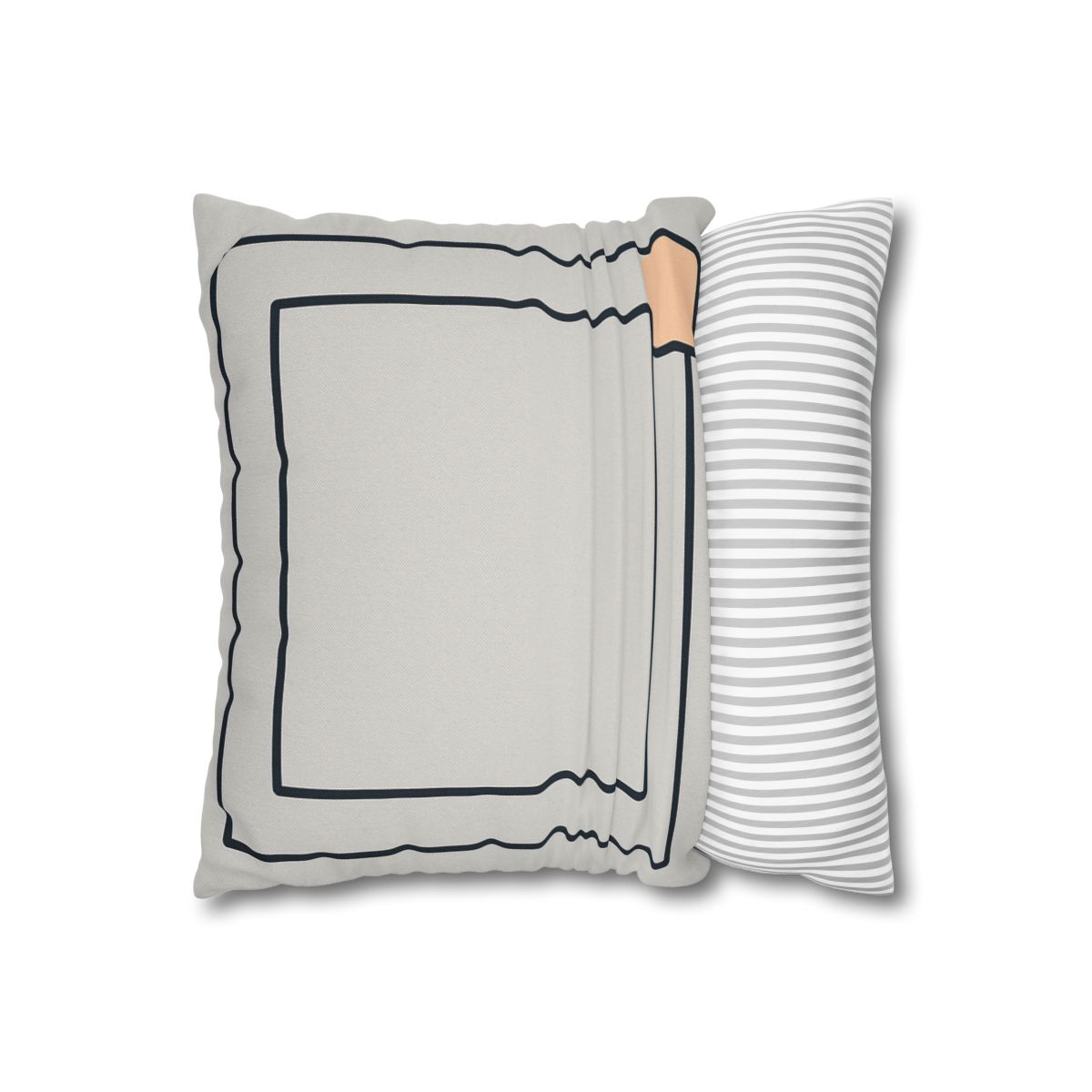 Nested Frame With Open Corner soft cotton pillow cases