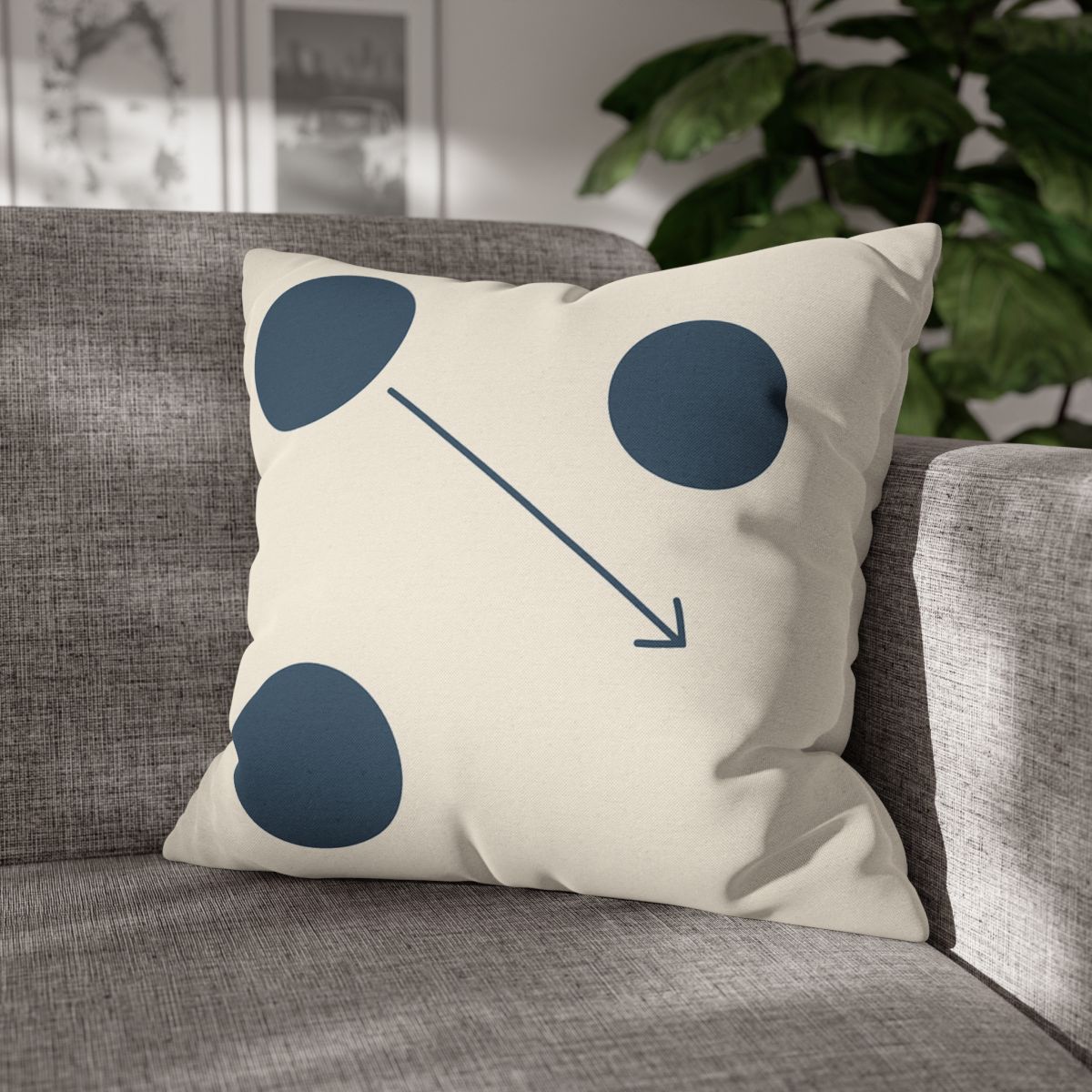 Orbital Triangle Drift unique gift pillow cases