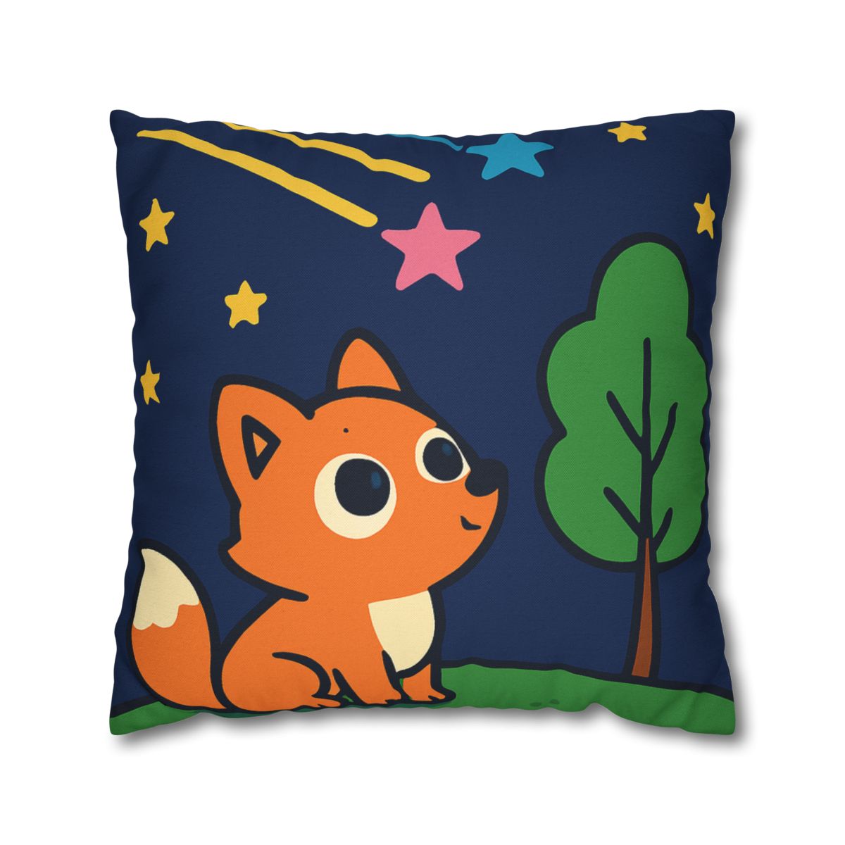 Cosmic Forest Fox And The Shooting Stars unique gift pillow cases