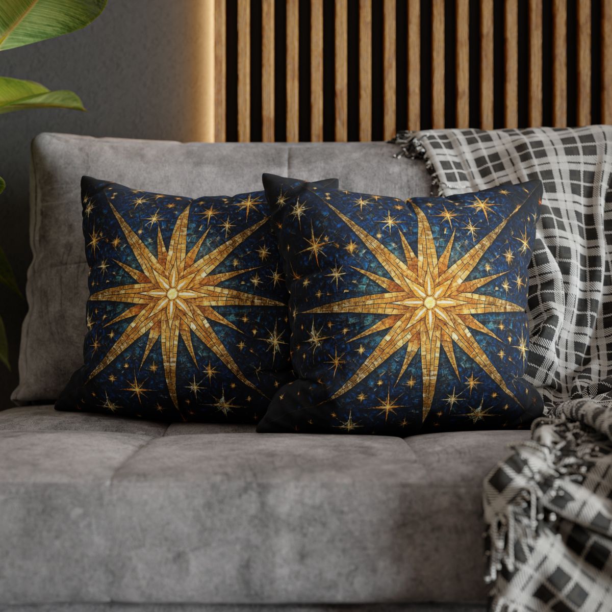 Starburst Radiant Mosaic comfortable bedding pillow covers