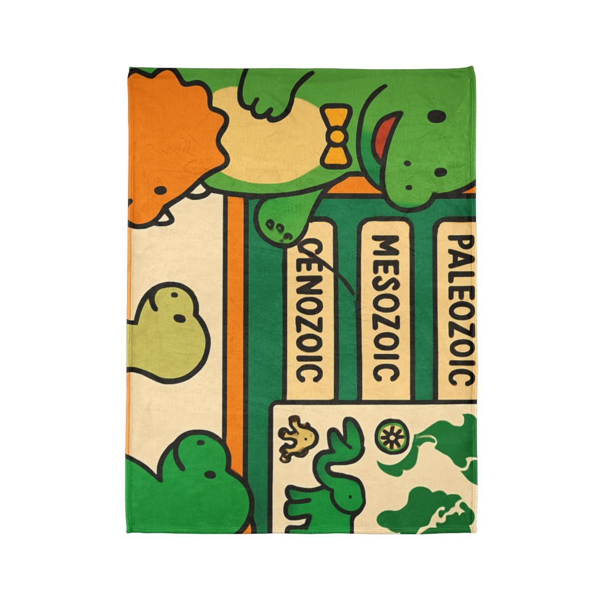Time Traveling Dino Classroom designer printed blankets