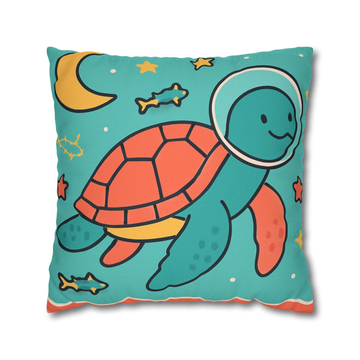 Starship Sea Turtle Explorer comfortable bedding pillow covers