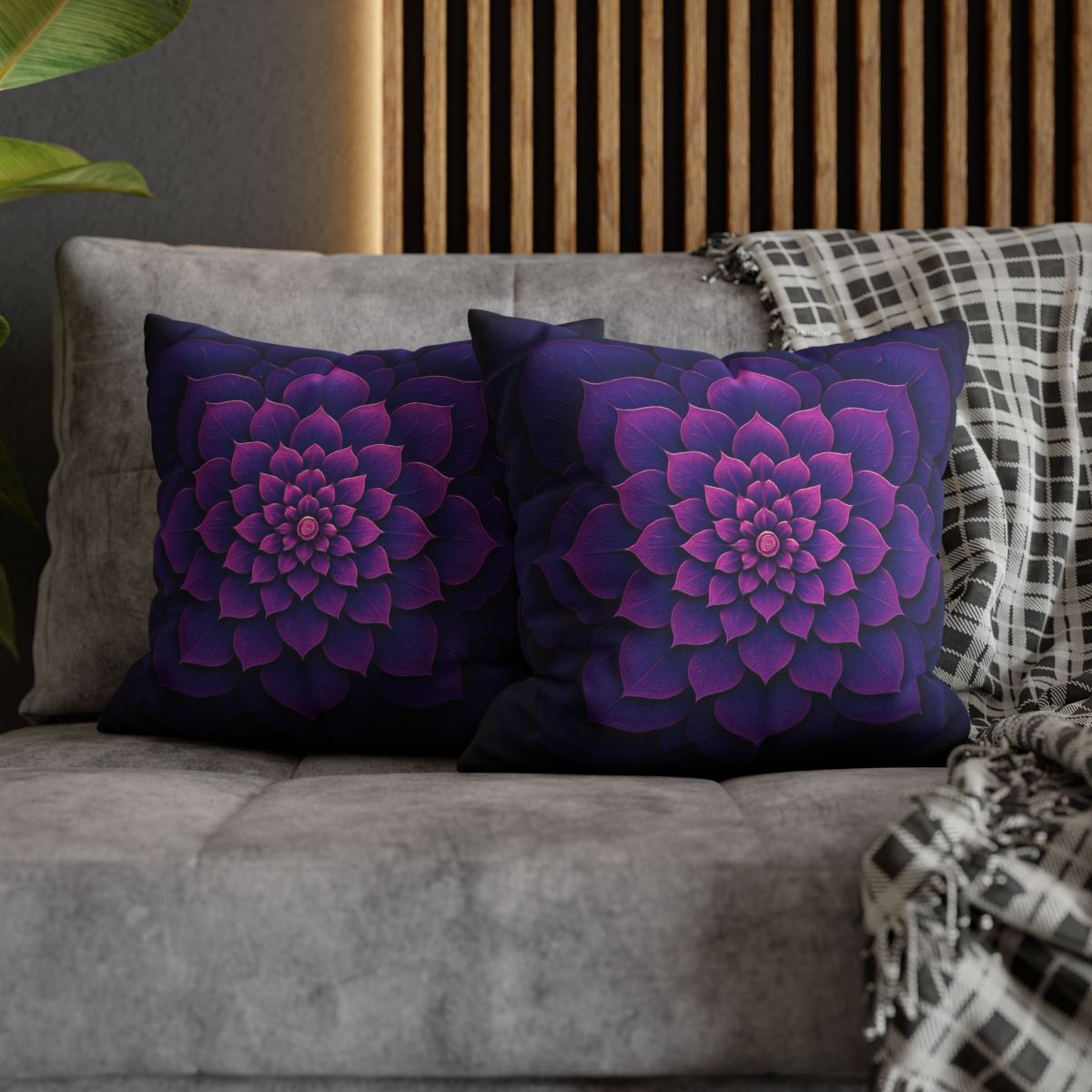Bloom Ripple Mandala trendy patterned pillow cases